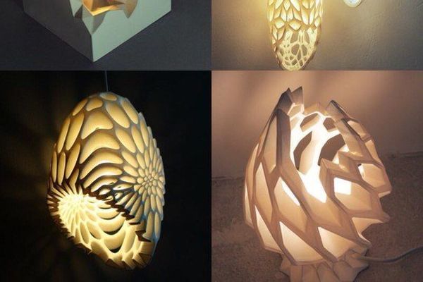 Необычные светильники, созданные при помощи технологии 3D печати
