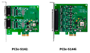 PCIe-S142 / PCIe-S144i — коммуникационная плата RS-422/485 с шиной PCI Express