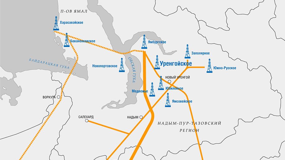 Карта газпром трансгаз югорск