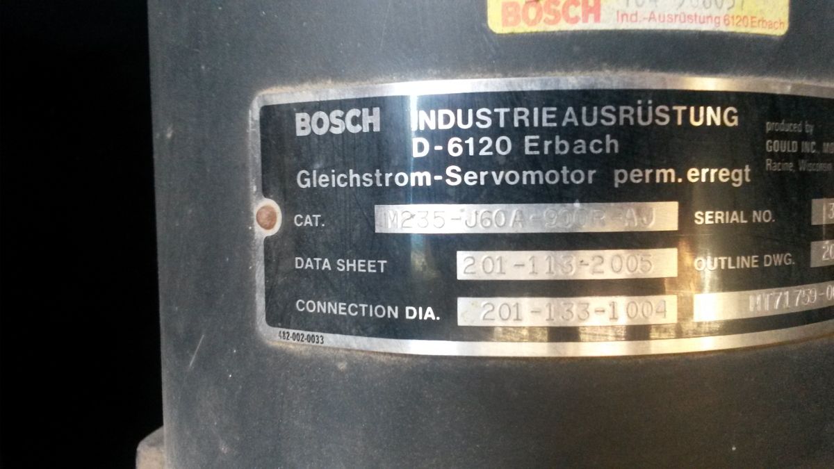 ПРОДАМ: электродвигатель BOSCH D- 6120 Еrbach