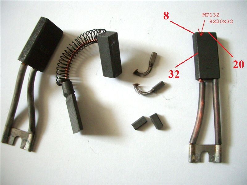 Щетки для электродвигателей и генераторов купить
