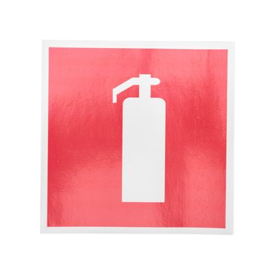 Наклейка знак пожарной безопасности «Огнетушитель» 150х150 мм REXANT(кр.5шт) [56-0051-1] купить оптом и в розницу
