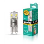 Camelion LED3-G9-NF/830/G9  (Эл.лампа светодиодная 3Вт 220В), цена за 1 шт.