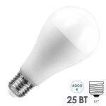 Лампа светодиодная Feron LB-100 A65 25W 4000K 230V E27 белый свет